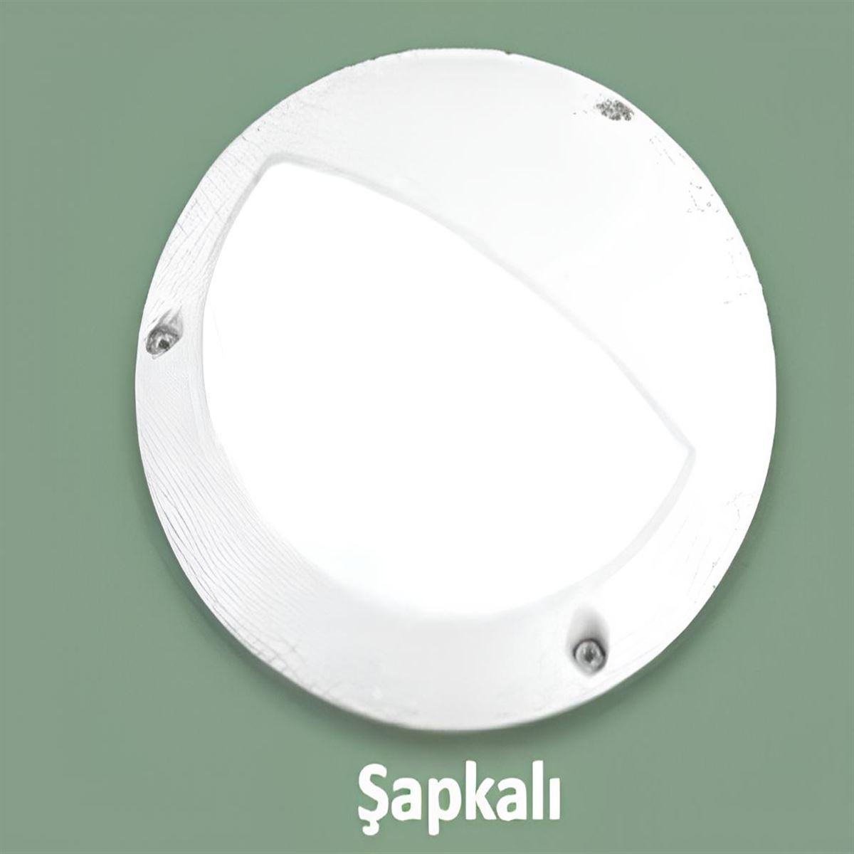 Şapkalı Beyaz 18W 1